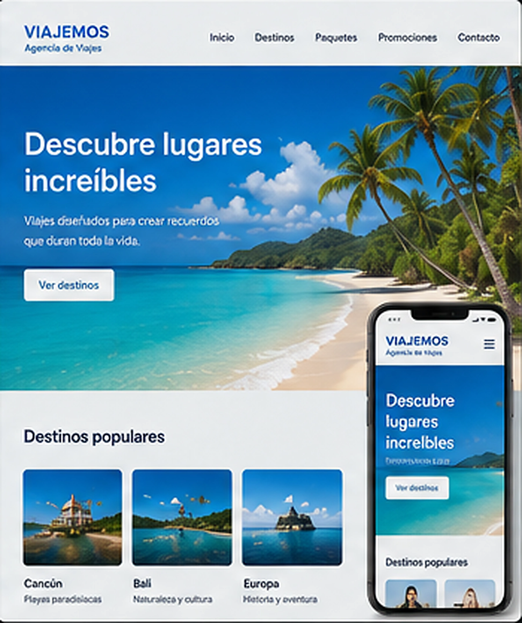 Ejemplo de página web turística
